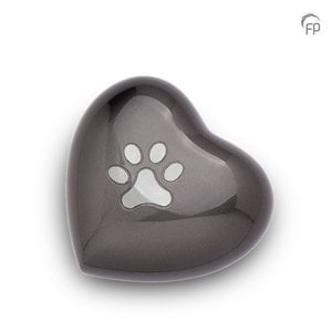 Metalen dierenurn - hart groot - 0,85 Liter Metalen dierenurn - hart groot - 0,85 Liter