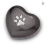 Metalen dierenurn - hart groot - 0,85 Liter
