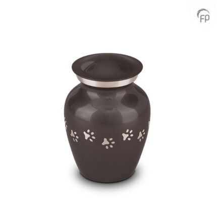 Metalen dierenurn - klein - 0,45 Liter