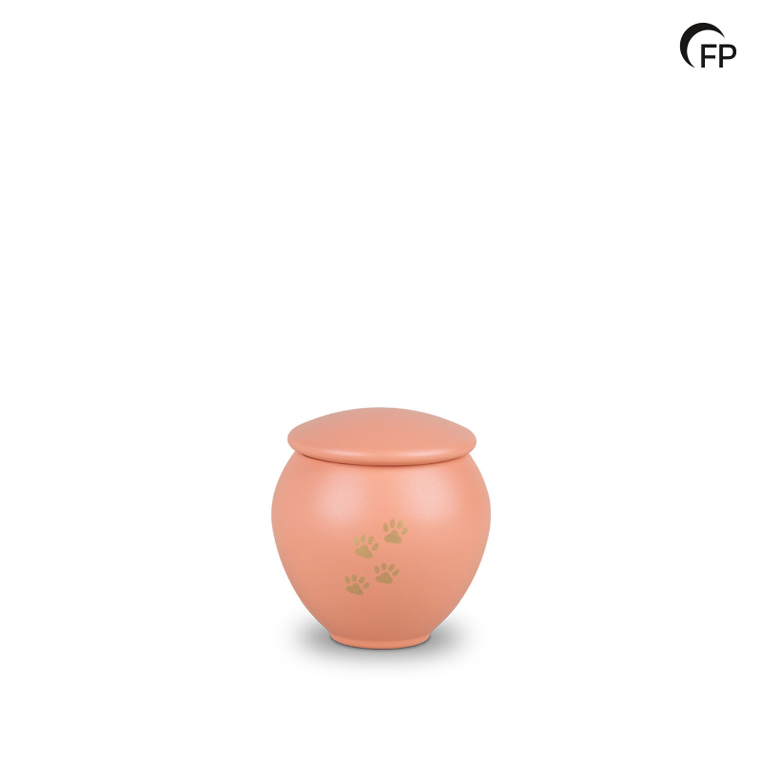 Metalen dierenurn - klein Peach Sunset goud - 0,40 Liter Metalen dierenurn - klein Peach Sunset goud - 0,40 Liter
