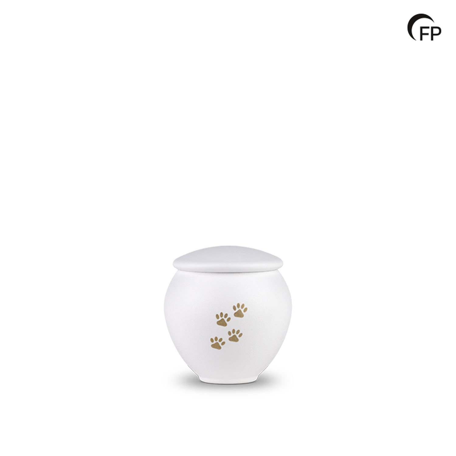 Metalen dierenurn - klein Serenity White - 0,40 Liter Metalen dierenurn - klein Serenity White - 0,40 Liter