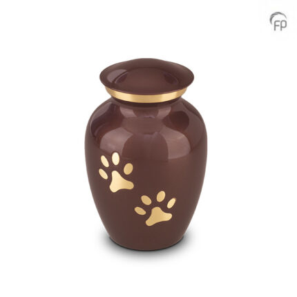 Metalen dierenurn - medium - 0,70 Liter