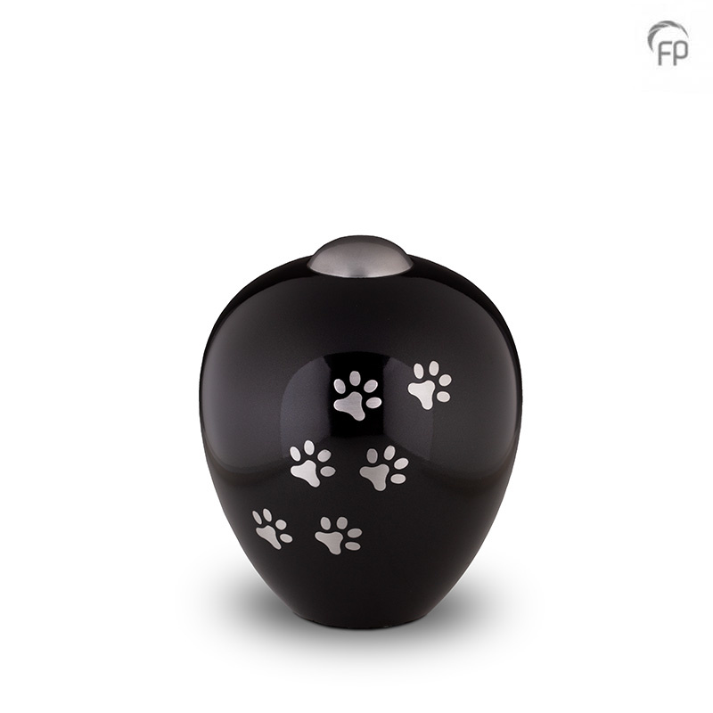 Metalen dierenurn - medium Amore zilver - 1,60 Liter Metalen dierenurn - medium Amore zilver - 1,60 Liter