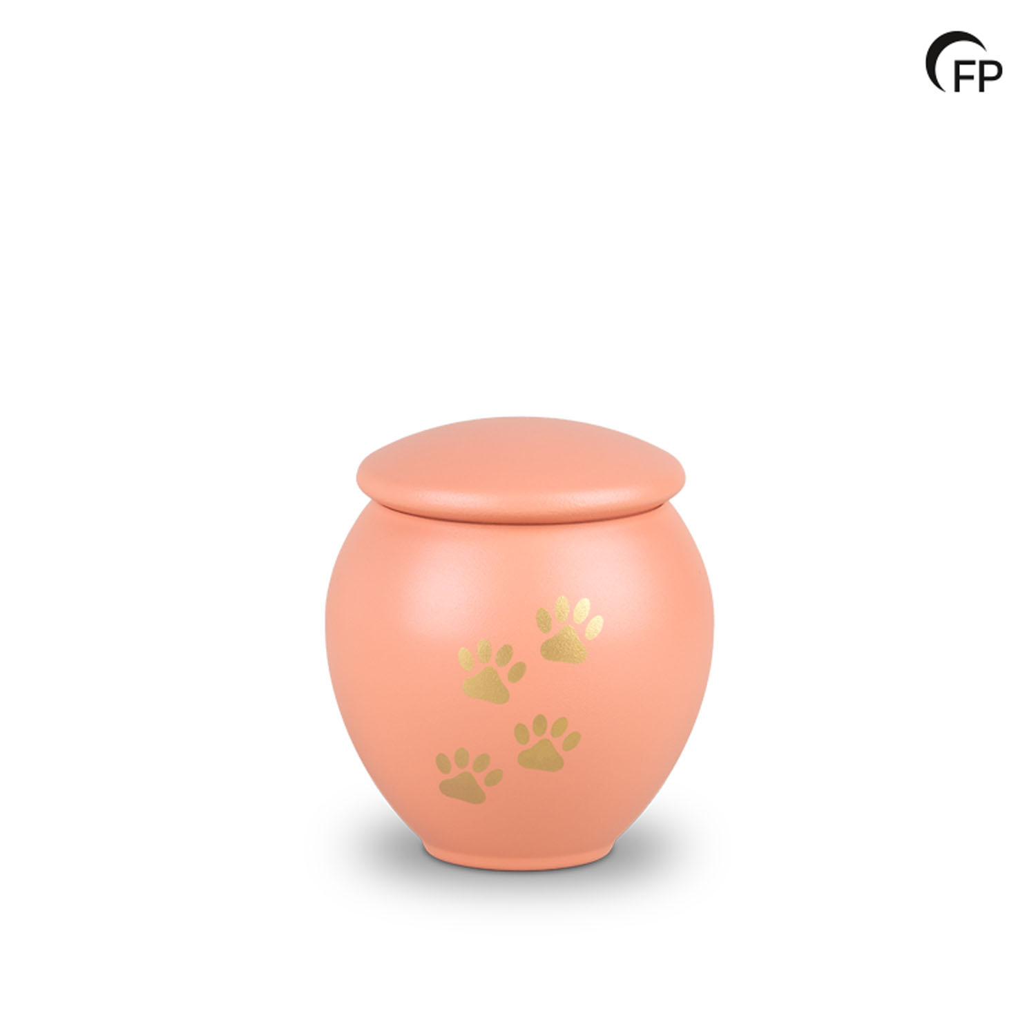 Metalen dierenurn - medium Peach Sunset goud - 0,70 Liter Metalen dierenurn - medium Peach Sunset goud - 0,70 Liter