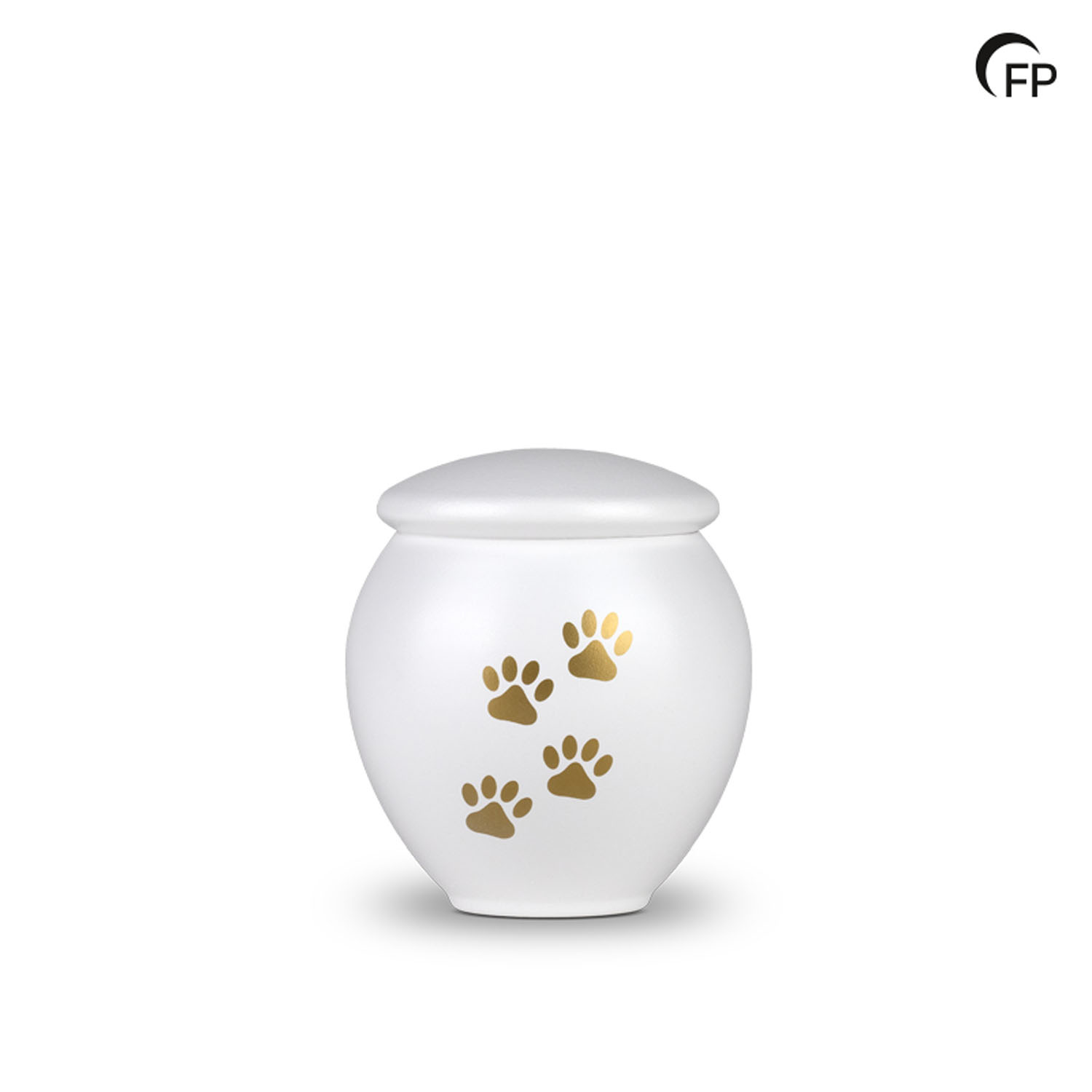 Metalen dierenurn - medium Serenity White - 0,70 Liter Metalen dierenurn - medium Serenity White - 0,70 Liter