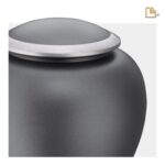 Metalen dierenurn - Shadow French grijs - 0,61 Liter