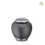 Metalen dierenurn - Shadow French grijs - 0,61 Liter