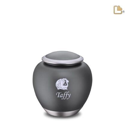 Metalen dierenurn - Shadow French grijs - 0,61 Liter