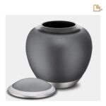 Metalen dierenurn - Shadow French grijs - 0,61 Liter