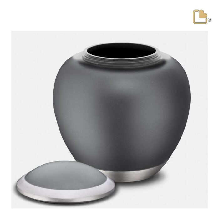 Metalen dierenurn - Shadow French grijs - 0,61 Liter