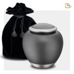 Metalen dierenurn - Shadow French grijs - 1,02 Liter
