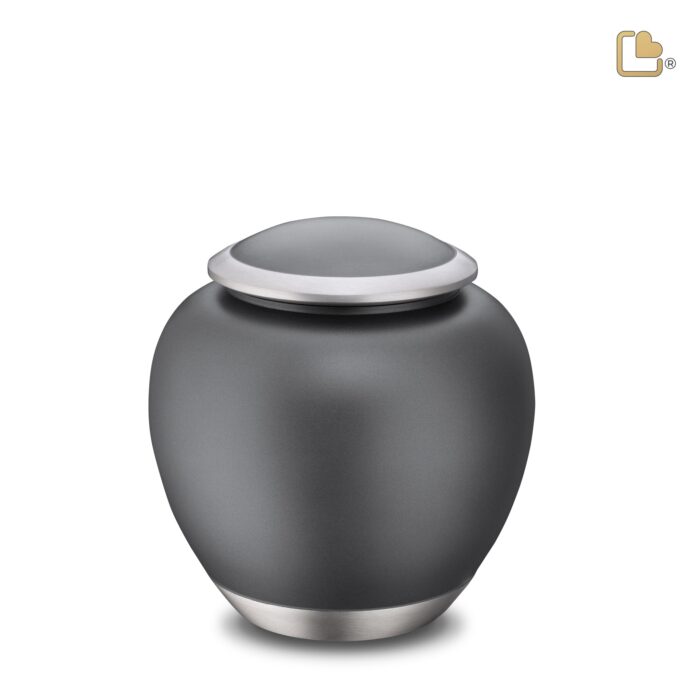 Metalen dierenurn - Shadow French grijs - 1,02 Liter