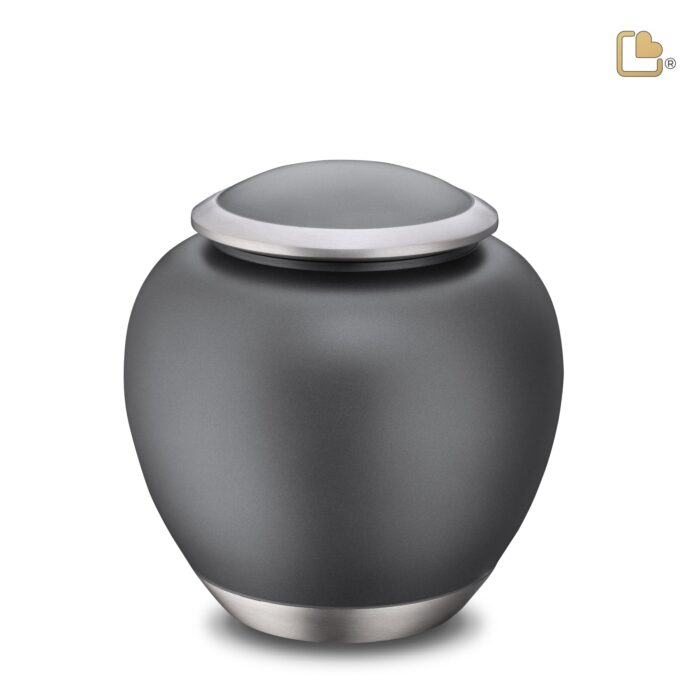 Metalen dierenurn - Shadow French grijs - 1,41 Liter