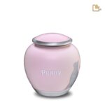 Metalen dierenurn - Shadow Kat roze - 1,02 Liter