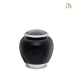 Metalen dierenurn - Shadow zwart - 0,61 Liter