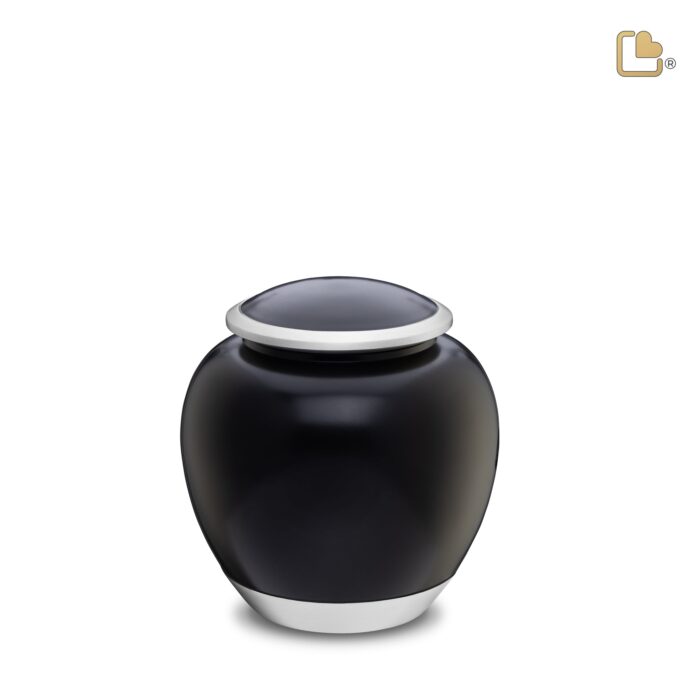 Metalen dierenurn - Shadow zwart - 0,61 Liter