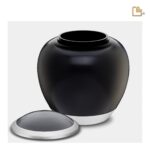 Metalen dierenurn - Shadow zwart - 0,61 Liter