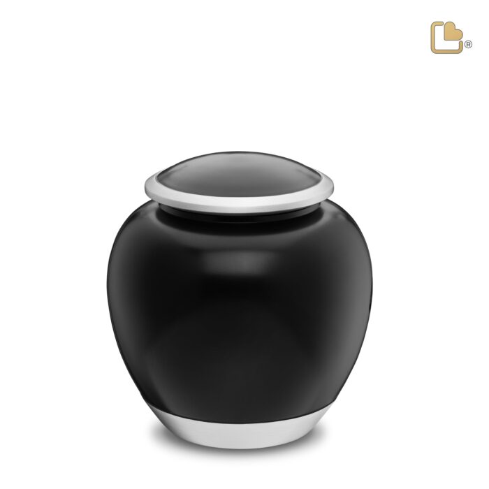 Metalen dierenurn - Shadow zwart - 1,02 Liter