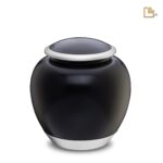 Metalen dierenurn - Shadow zwart - 1,41 Liter