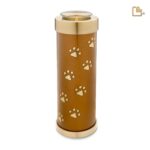 Metalen dierenurn - Tall Tealight brons - 1,11 Liter