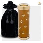 Metalen dierenurn - Tall Tealight brons - 1,11 Liter