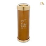 Metalen dierenurn - Tall Tealight brons - 1,11 Liter