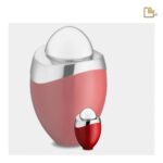 Metalen urn - Amore rood - 0,07 Liter