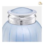 Metalen urn - Blessing blauw - 0,80 Liter