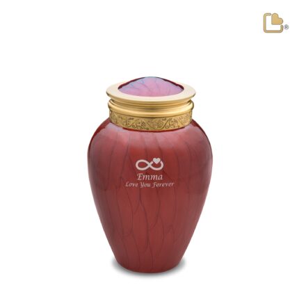 Metalen urn - Blessing Crimson goud - 0,80 Liter