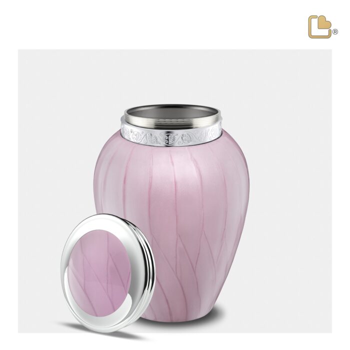 Metalen urn - Blessing roze - 0,80 Liter