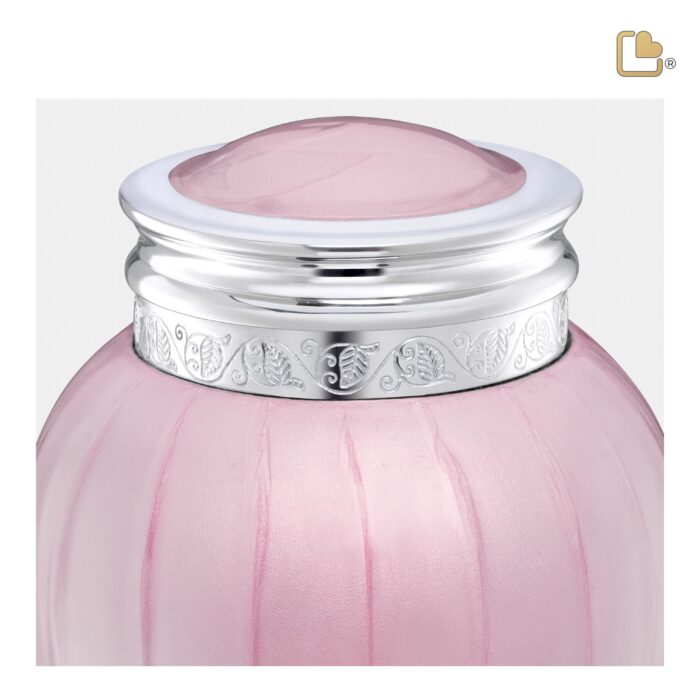 Metalen urn - Blessing roze - 0,80 Liter