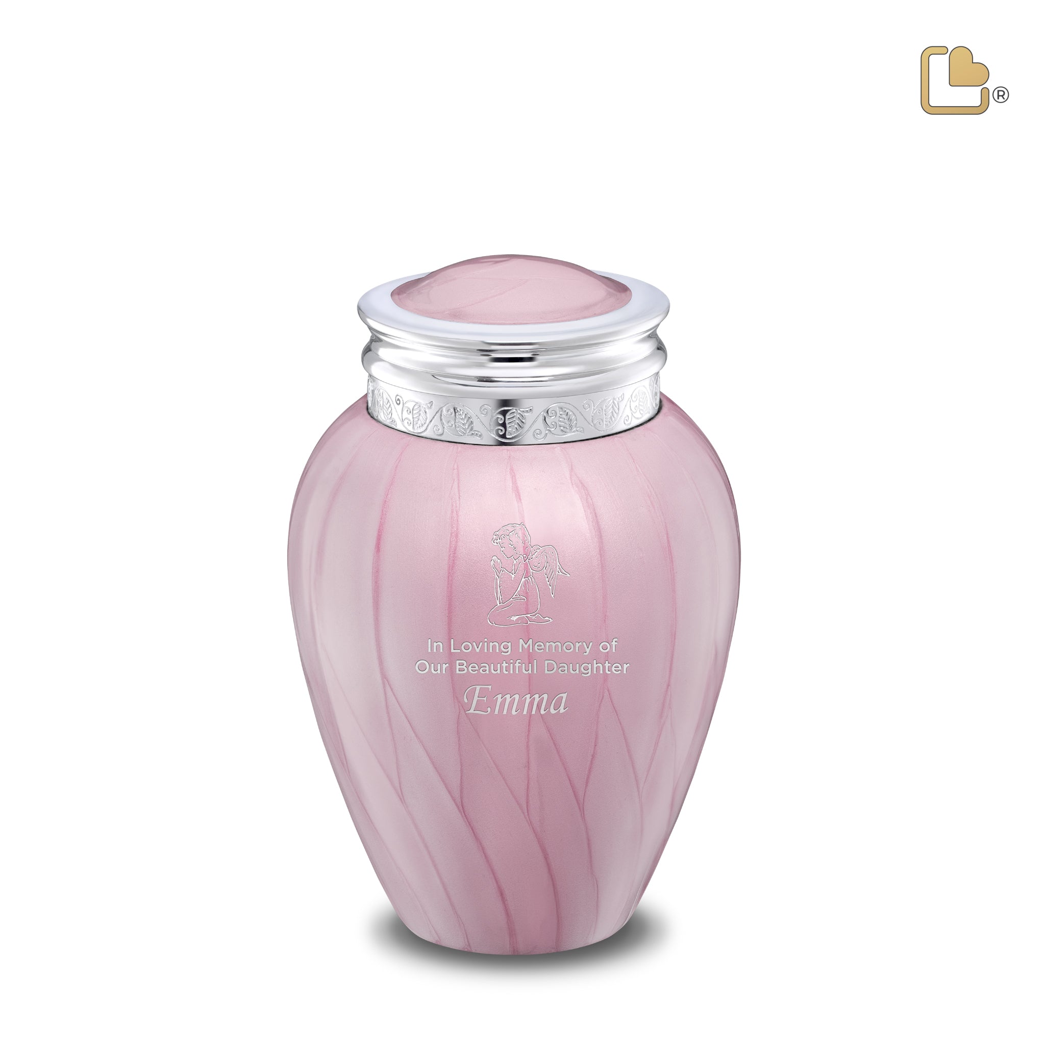 Metalen urn - Blessing roze - 0,80 Liter Metalen urn - Blessing roze - 0,80 Liter