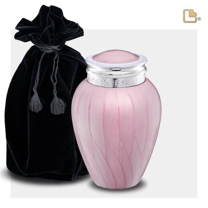Metalen urn - Blessing roze - 0,80 Liter