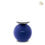 Metalen urn - Crescent Bol blauw - 0,07 Liter