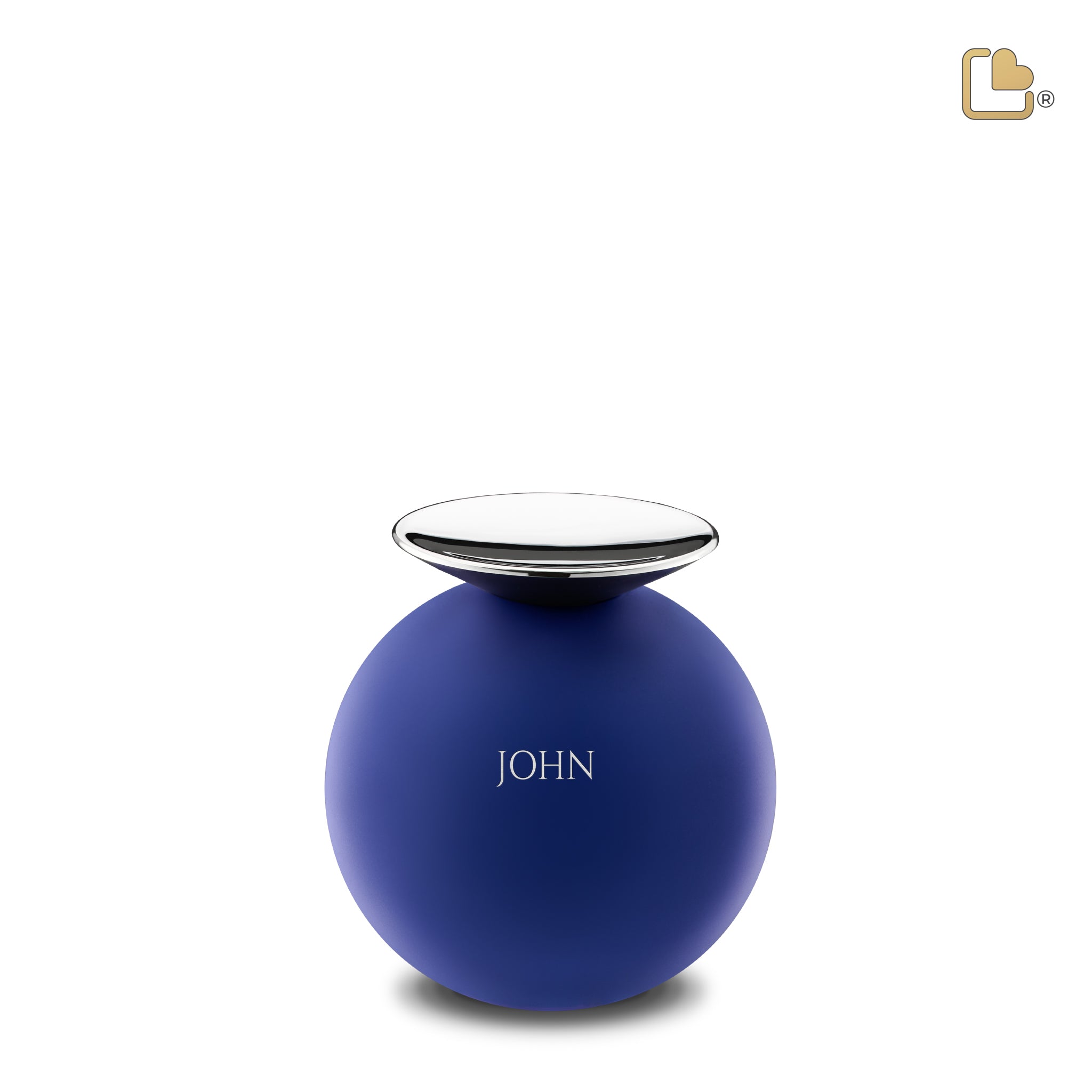 Metalen urn - Crescent Bol blauw - 0,07 Liter Metalen urn - Crescent Bol blauw - 0,07 Liter