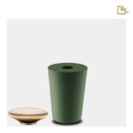 Metalen urn - Crescent Tall Sage groen - 0,07 Liter
