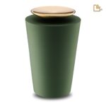 Metalen urn - Crescent Tall Sage groen - 4,01 Liter