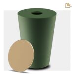 Metalen urn - Crescent Tall Sage groen - 4,01 Liter