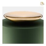 Metalen urn - Crescent Tall Sage groen - 4,01 Liter