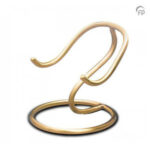 Metalen urn - HUH STAND 001 Standaard keepsake hart zilver