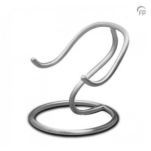 Metalen urn - HUH STAND 001 Standaard keepsake hart zilver Metalen urn - HUH STAND 001 Standaard keepsake hart zilver