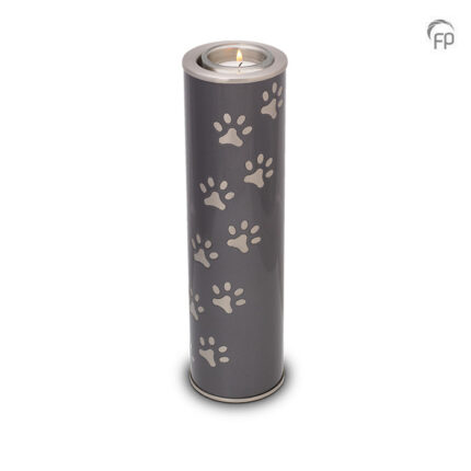Metalen urn - kaarshouder groot - 1 Liter