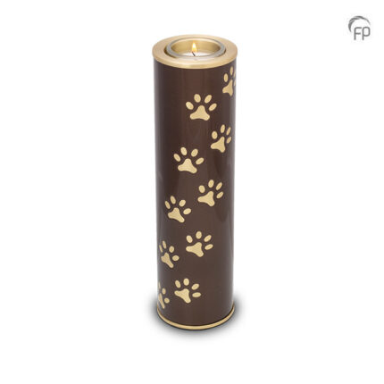 Metalen urn - kaarshouder groot - 1 Liter