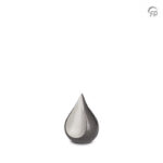 Metalen urn - keepsake Teardrop grijs - 0,15 Liter