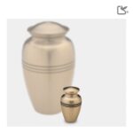 Metalen urn - Radiance goud - 0,07 Liter