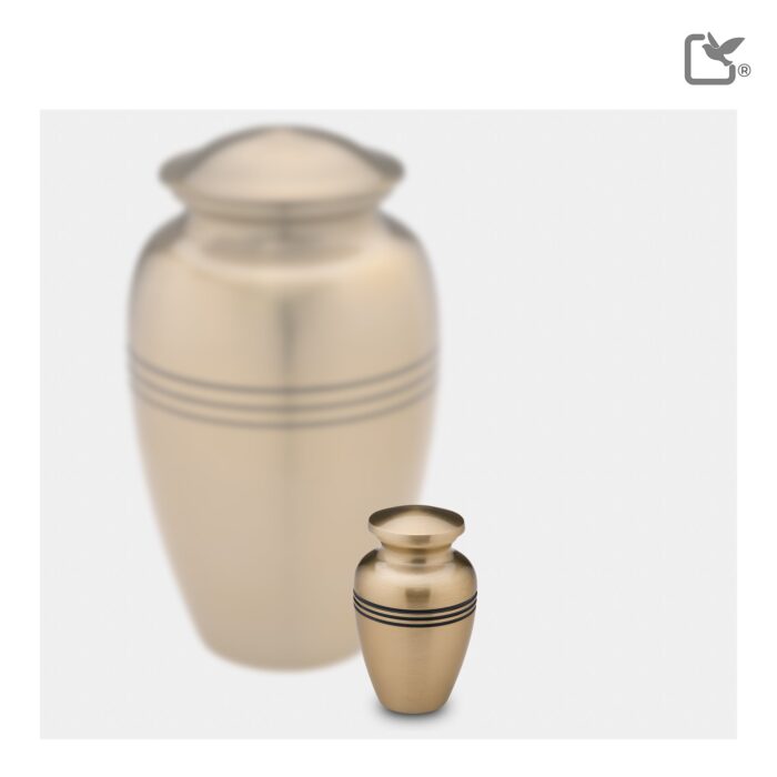 Metalen urn - Radiance goud - 0,07 Liter