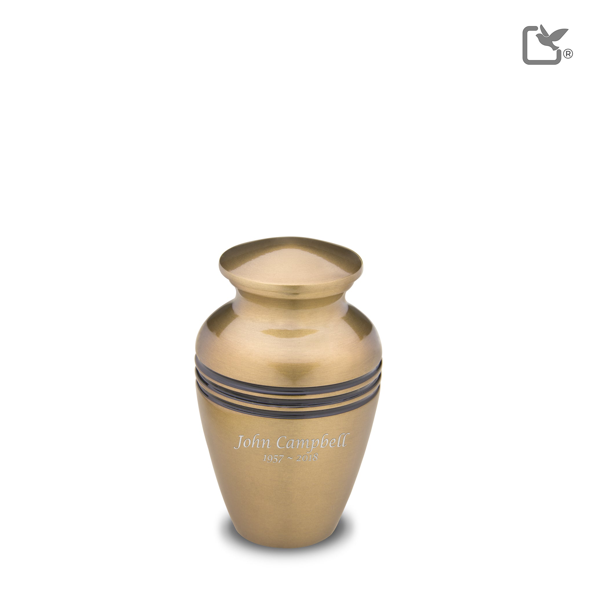 Metalen urn - Radiance goud - 0,07 Liter Metalen urn - Radiance goud - 0,07 Liter