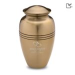Metalen urn - Radiance goud - 3,36 Liter