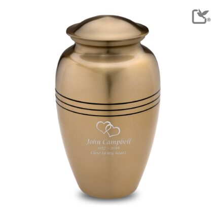 Metalen urn - Radiance goud - 3,36 Liter