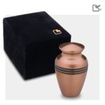 Metalen urn - Radiance koper - 0,07 Liter